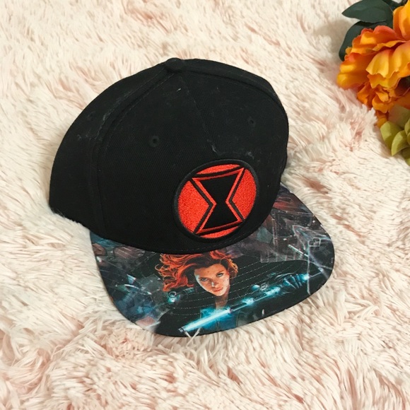Marvel Captain America Black Widow SnapBack Hat - Picture 3 of 6